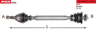 AKS SOL (RENAULT: LAGUNA II (BGO/1) 1.6 i 16V M-T SH3 ŞANZUMAN 01-07) resmi