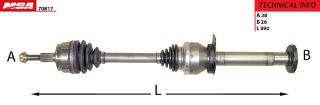 AKS KOMPLE SAG-(VW: TRANSPORTER T6 140-180 PS 2010>>) resmi
