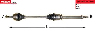 AKS SAG ABSSIZ MT ( RENAULT: Megane 3/ FLUENCE 1.5 DCI 6 VITES ) resmi