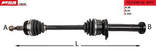 AKS KOMPLE SAG-(VW: TRANSPORTER T6 2.0 TDI 2010> 102 PS) resmi