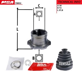 AKS KAFASI IC-(VW: GOLF IV/BORA/POLO/SEAT: TOLEDO/CORDOBA/IBIZA/SKODA: OCTAVIA /FABIA/1,6 OTOMATIK/  1,4 TDI AMF-BNV ) resmi