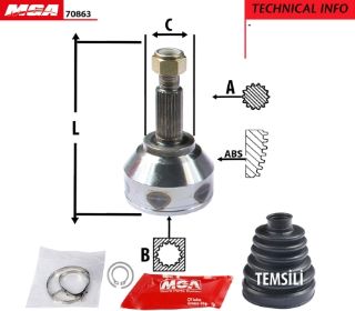 AKS KAFASI DIS ( RENAULT: TRAFIC II 2.0 06-OPEL: VIVARO 2.0 06-)  (27×36×56,5mm) resmi