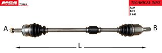 AKS KOMPLE SAG-(ABSLI)-(HYUNDAI. I10 08>11 "BENZINLI" ) resmi