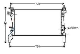 SU RADYATORU ( FIAT : FIORINO 1.3JTD 07- / PEUGEOT : PARTNER TEPEE 1.4 HDI 08 - / CITROEN : NEMO 1.4 HDI 08- ) Mekanik resmi