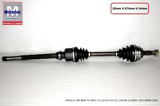 P.PARTNER  - C.BERLİNGO AKS KOMPLE - SAĞ - 870,00 mm * 25 * 24 resmi