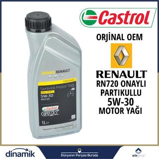 CASTROL MOTOR YAGI 1 LT (RN720 5W30) B2B230  PARTIKULLU DPF KATKILI resmi