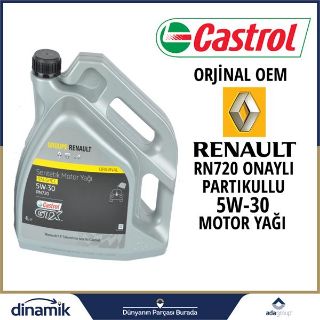 CASTROL MOTOR YAGI 4 LT  (RN720 5W30) B2B230  PARTIKULLU DPF KATKILI resmi