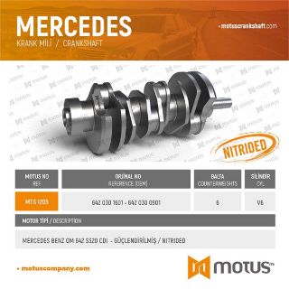 KRANK MİLİ OM 642 SPRINTER-S320 CDI GUCLENDIRILMIS resmi