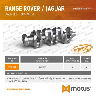 KRANK RANGE ROVER 2.0 DIZEL - AJ200 MOTOR resmi