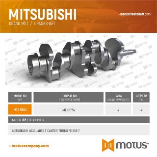KRANK CANTER 4D34 T TURBO FE659T MITSUBISHI 859 EURO 3 resmi