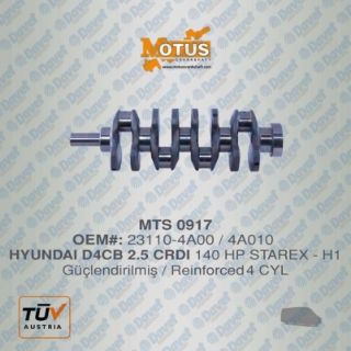KRANK MİLİ STAREX CRDI 03> H100 KAMYONET 09> SORENTO 03> H350 MINIBUS 15> 140 BG resmi