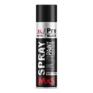 MXS PRO XL SPREY BOYA RAL9005/PARLAK MAT SIYAH 500 ML resmi