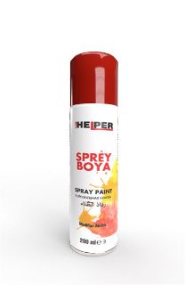 HELPER SPREY BOYA  RAL-3020 PARLAK KIRMIZI  200 ML resmi