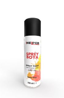 HELPER SPREY BOYA  RAL-9005 MAT SIYAH   200 ML resmi