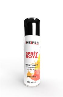 HELPER SPREY BOYA  RAL-9005 PARLAK SIYAH  200 ML resmi