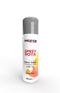 HELPER SPREY BOYA RAL 9006 METALIK GRİ   200 ML resmi