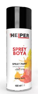 HELPER SPREY BOYA  RAL-9005 PARLAK SIYAH   400 ML resmi