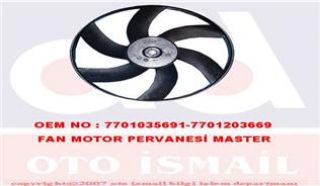 FAN MOTORU PERVANELİ MASTER resmi