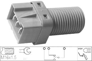 FREN MÜŞÜRÜ MEGANE 1-2-3-CLİO-LAGUNA 1-2-R19-21 3 FİŞLİ resmi