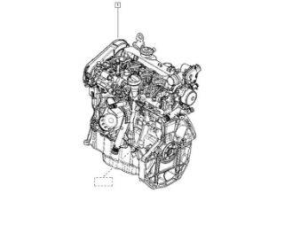 KOMPLE MOTOR K9K 714 KANGOO1 resmi