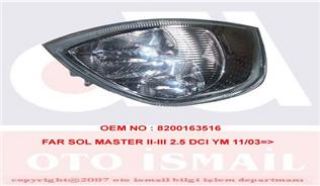FAR SİNYAL SOL MASTER II-MOVANO 2.5 DCI YM 10/03 ELEKTRİKLİ H7 H1 resmi