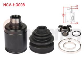 AKS KAFASI SOL SAĞ ÖN İÇ 27X32X40 UZUNLUK 130,50MM HONDA CİVİC VI 1.6İ 1995-2001 resmi