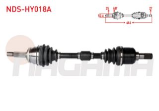 KOMPLE AKS SOL ÖN ABSLI 48 DIS UZUNLUK 646MM HYUNDAİ I20 (PB, PBT) 1.4 CRDI M-T 2008-2015 resmi