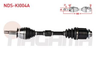 KOMPLE AKS SAĞ ÖN ABSLI 44 DIS UZUNLUK 588MM KİA CERATO (LD) 1.6 CRDI M-T 2004-2012 resmi