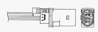 SENSÖR OKSİJEN ASTRA H 04= Z13DTH (LZA15-GM1) resmi