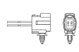 OKSİJEN SENSÖRÜ OZA341-F2 MAZDA 323 1.5 16V 98-01 - 1.6 01-04 530MM resmi