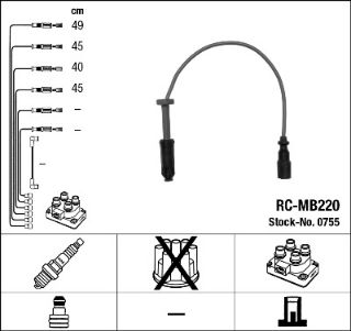 RC-MB220 ATEŞLEME KABLOSU resmi