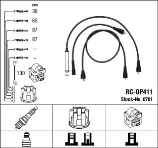 RC-OP411 ATEŞLEME KABLOSU resmi