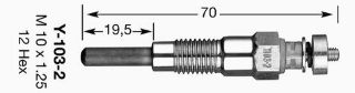 Y-103-2 KIZDIRMA BUJİSİ resmi