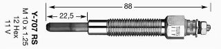 KIZDIRMA BUJİSİ H100 96 -L200 83-97 -L300 86 -PAJERO II 91-OO STAREX 98-08 resmi