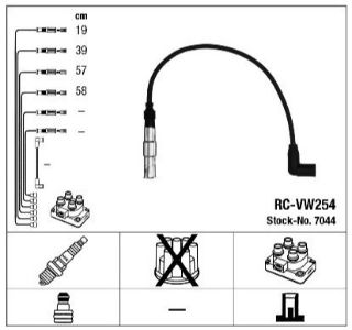 BUJİ KABLOSU RC VW254 resmi