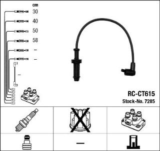 BUJİ KABLOSU RC-CT615 P106 91-96 P306 97-02 PART-BERLİNGO 96-05 1.4-1.6 resmi