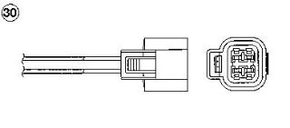 SENSÖR OKSİJEN ACCENT 00-06 / ERA / GETZ / ELANTRA / RIO / CERATO /SPORTAGE / CEED resmi