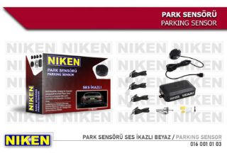 PARK SENSÖRÜ SES İKAZLI BEYAZ resmi