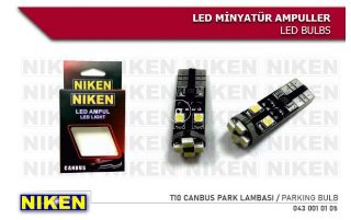 LED AMPUL T10 CANBUS PARK LEDI BEYAZ resmi