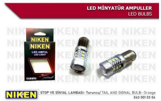 LED AMPUL 93 TEK DUY CANBUS LED TURUNCU resmi