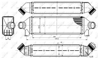 TURBO INTERKOLL RADYATORU TRANSIT V184 2,4TDCI 135PS / 140PS 01>06 V347 06>07 A,CEKER resmi
