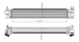 TURBO INTERCOOLER RADYATORU BOXER III JUMPER III 2,2HDI / 3,0HDI E5 12> DUCATO III> 2,3JTD / 3,0JTD E5 11> KLIMALI resmi