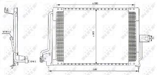 KLIMA RADYATORU ASTRA F 92> 98 resmi