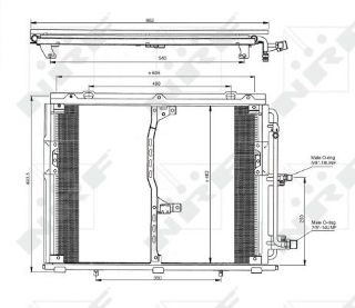 KLIMA RADYATORU S-CLASS W140 91>98 C140 92>99 resmi