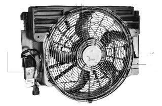 KOMPLE FAN 410 W BMW M57N X5 E53 resmi