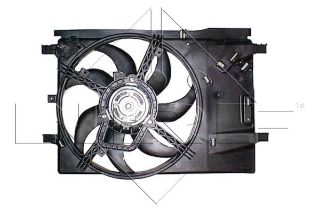 RADYATOR FAN MOTORU+DAVLUMBAZ CORSA D 130W 390MM resmi