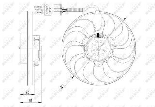 FAN MOTORU (150 / 60W 290mm) GOLF IV 98>06 BORA 99>05 POLO / CLASSIC 04>08 A3 97>03 TT 99>06 CORDOBA 03>09 IBIZA 02>10 LEON 00>06 TOLEDO 99>04 FABIA 00>08 OCTAVIA 97>11 resmi