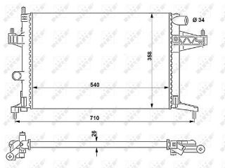 MOTOR SU RADYATORU (KLIMALI) Z14XE CORSA C TIGRA B resmi