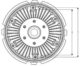 FAN TERMIGI TRANSIT TRANSIT 3.2 TDCI 200 PS 06>12 (TEK TERMIK ) resmi