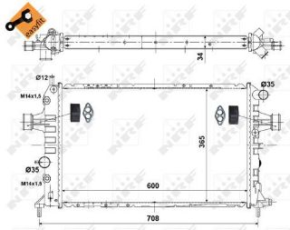 MOTOR SU RADYATORU BRAZING (OTOMATIK) ASTRA G ZAFIRA A X16XEL Z16XE 98> 10 resmi